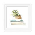Picture of Pot On The Books I _GroupedProduct_Square_Framed_Matted_