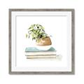 Picture of Pot On The Books I _GroupedProduct_Square_Framed_Matted_