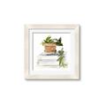 Picture of Flower Pot On Books _GroupedProduct_Square_Framed_Matted_