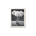 Picture of White Hydrangea jar _GroupedProduct_Rectangle_Portrait_Framed_Matted_