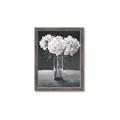 Picture of White Hydrangea jar _GroupedProduct_Rectangle_Portrait_Framed_Matted_