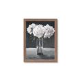 Picture of White Hydrangea jar _GroupedProduct_Rectangle_Portrait_Framed_Matted_