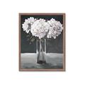 Picture of White Hydrangea jar _GroupedProduct_Rectangle_Portrait_Framed_Matted_