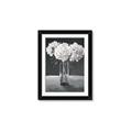 Picture of White Hydrangea jar _GroupedProduct_Rectangle_Portrait_Framed_Matted_