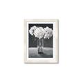 Picture of White Hydrangea jar _GroupedProduct_Rectangle_Portrait_Framed_Matted_