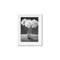 Picture of White Hydrangea jar _GroupedProduct_Rectangle_Portrait_Framed_Matted_