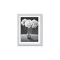 Picture of White Hydrangea jar _GroupedProduct_Rectangle_Portrait_Framed_Matted_