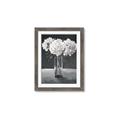 Picture of White Hydrangea jar _GroupedProduct_Rectangle_Portrait_Framed_Matted_