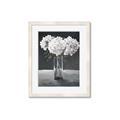 Picture of White Hydrangea jar _GroupedProduct_Rectangle_Portrait_Framed_Matted_