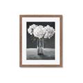 Picture of White Hydrangea jar _GroupedProduct_Rectangle_Portrait_Framed_Matted_
