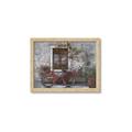 Picture of Red Bike _GroupedProduct_Rectangle_Landscape_Framed_Matted_