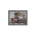 Picture of Red Bike _GroupedProduct_Rectangle_Landscape_Framed_Matted_
