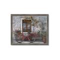 Picture of Red Bike _GroupedProduct_Rectangle_Landscape_Framed_Matted_