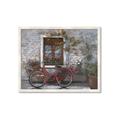 Picture of Red Bike _GroupedProduct_Rectangle_Landscape_Framed_Matted_