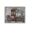 Picture of Red Bike _GroupedProduct_Rectangle_Landscape_Framed_Matted_