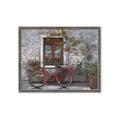 Picture of Red Bike _GroupedProduct_Rectangle_Landscape_Framed_Matted_