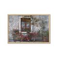 Picture of Red Bike _GroupedProduct_Rectangle_Landscape_Framed_Matted_