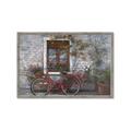 Picture of Red Bike _GroupedProduct_Rectangle_Landscape_Framed_Matted_