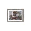 Picture of Red Bike _GroupedProduct_Rectangle_Landscape_Framed_Matted_