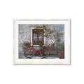 Picture of Red Bike _GroupedProduct_Rectangle_Landscape_Framed_Matted_