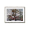 Picture of Red Bike _GroupedProduct_Rectangle_Landscape_Framed_Matted_