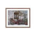 Picture of Red Bike _GroupedProduct_Rectangle_Landscape_Framed_Matted_