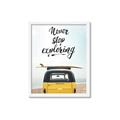 Picture of Never Stop Exploring Van _GroupedProduct_Rectangle_Portrait_Photography _GroupedProduct_Rectangle_Portrait_Framed_Matted_
