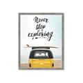 Picture of Never Stop Exploring Van _GroupedProduct_Rectangle_Portrait_Photography _GroupedProduct_Rectangle_Portrait_Framed_Matted_