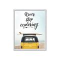 Picture of Never Stop Exploring Van _GroupedProduct_Rectangle_Portrait_Photography _GroupedProduct_Rectangle_Portrait_Framed_Matted_