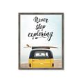 Picture of Never Stop Exploring Van _GroupedProduct_Rectangle_Portrait_Photography _GroupedProduct_Rectangle_Portrait_Framed_Matted_