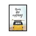 Picture of Never Stop Exploring Van _GroupedProduct_Rectangle_Portrait_Photography _GroupedProduct_Rectangle_Portrait_Framed_Matted_