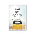 Picture of Never Stop Exploring Van _GroupedProduct_Rectangle_Portrait_Photography _GroupedProduct_Rectangle_Portrait_Framed_Matted_