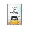 Picture of Never Stop Exploring Van _GroupedProduct_Rectangle_Portrait_Photography _GroupedProduct_Rectangle_Portrait_Framed_Matted_