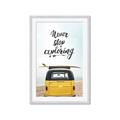 Picture of Never Stop Exploring Van _GroupedProduct_Rectangle_Portrait_Photography _GroupedProduct_Rectangle_Portrait_Framed_Matted_