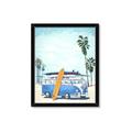 Picture of Surf board _GroupedProduct_Rectangle_Portrait_Framed_Matted_