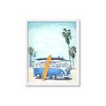 Picture of Surf board _GroupedProduct_Rectangle_Portrait_Framed_Matted_
