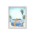Picture of Surf board _GroupedProduct_Rectangle_Portrait_Framed_Matted_