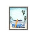 Picture of Surf board _GroupedProduct_Rectangle_Portrait_Framed_Matted_