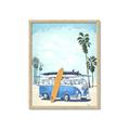 Picture of Surf board _GroupedProduct_Rectangle_Portrait_Framed_Matted_