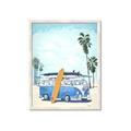 Picture of Surf board _GroupedProduct_Rectangle_Portrait_Framed_Matted_
