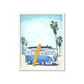 Picture of Surf board _GroupedProduct_Rectangle_Portrait_Framed_Matted_