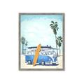 Picture of Surf board _GroupedProduct_Rectangle_Portrait_Framed_Matted_