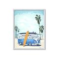 Picture of Surf board _GroupedProduct_Rectangle_Portrait_Framed_Matted_