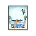 Picture of Surf board _GroupedProduct_Rectangle_Portrait_Framed_Matted_