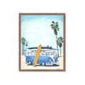 Picture of Surf board _GroupedProduct_Rectangle_Portrait_Framed_Matted_