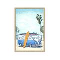 Picture of Surf board _GroupedProduct_Rectangle_Portrait_Framed_Matted_