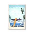 Picture of Surf board _GroupedProduct_Rectangle_Portrait_Framed_Matted_