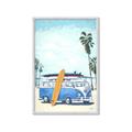 Picture of Surf board _GroupedProduct_Rectangle_Portrait_Framed_Matted_