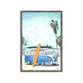 Picture of Surf board _GroupedProduct_Rectangle_Portrait_Framed_Matted_