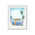 Picture of Surf board _GroupedProduct_Rectangle_Portrait_Framed_Matted_